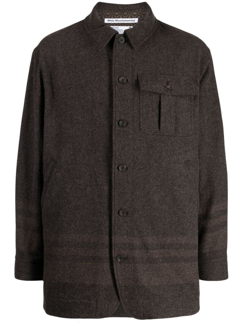classic-collar button-up jacket 1
