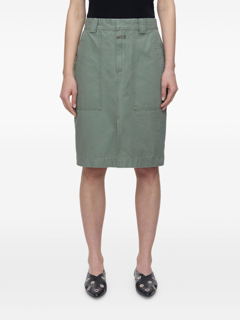 CLOSED cotton midi skirt outlook