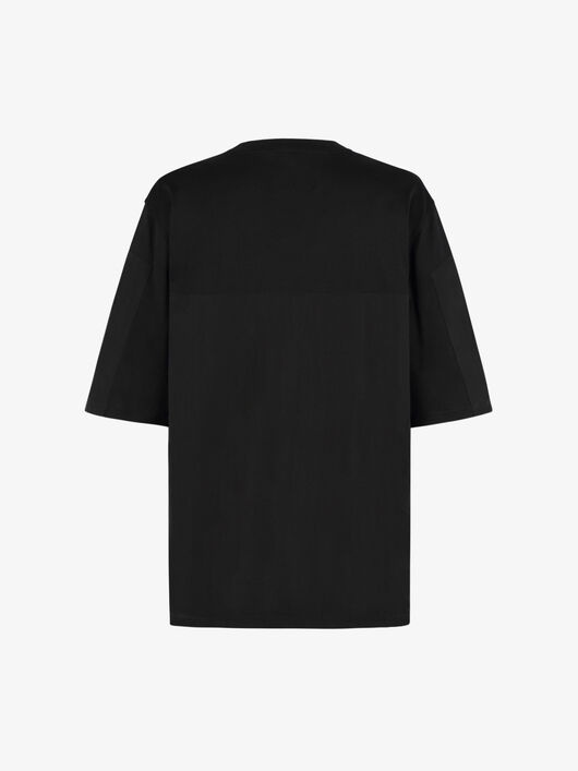 GIVENCHY BI-MATERIAL T-SHIRT - 4