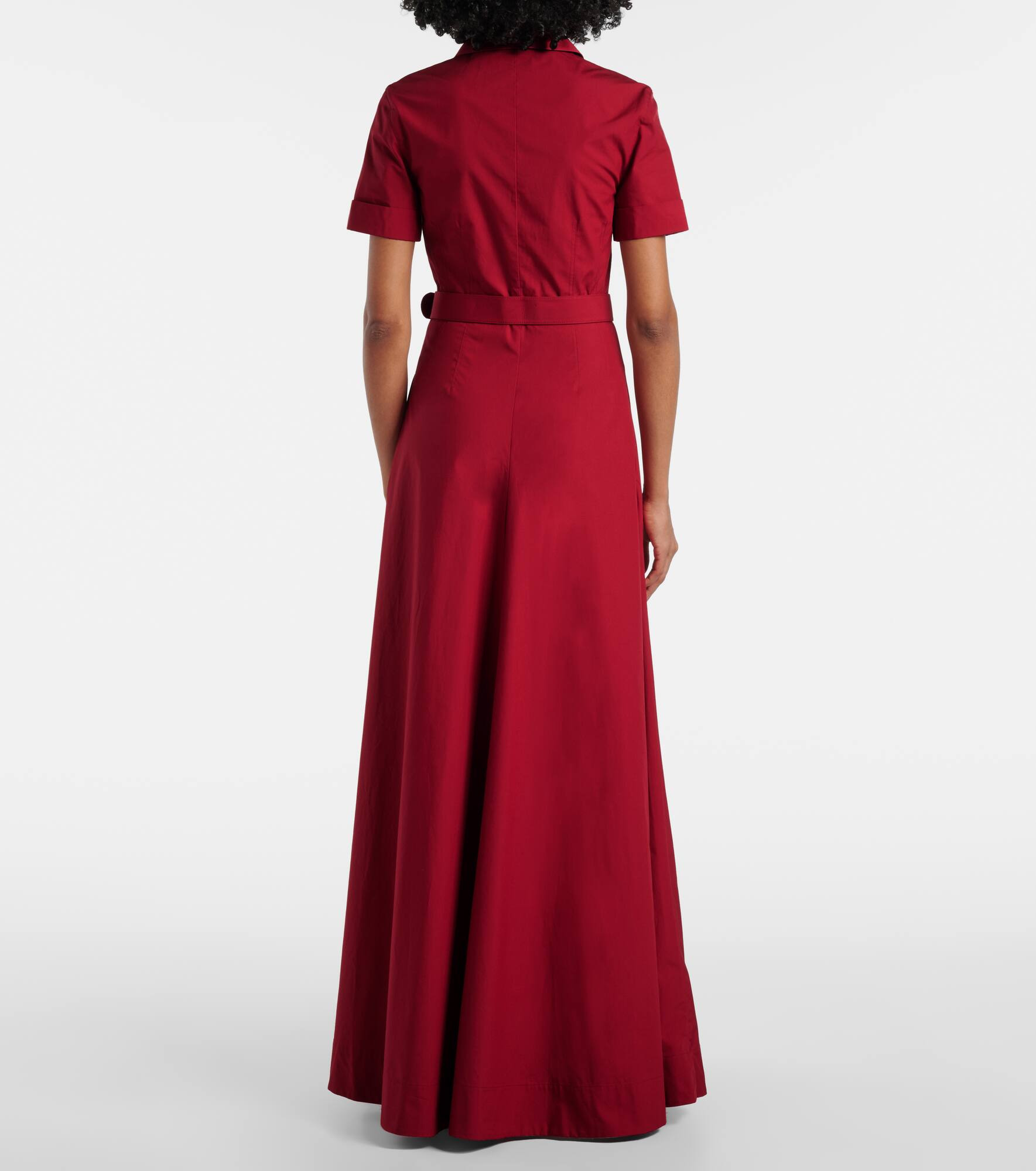 Cotton poplin shirt dress - 3