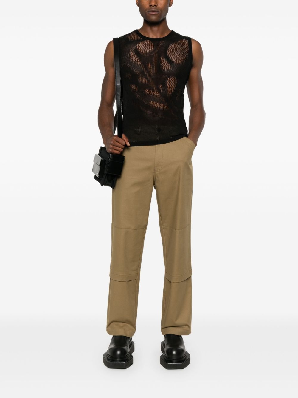 Replicated twill trousers - 2