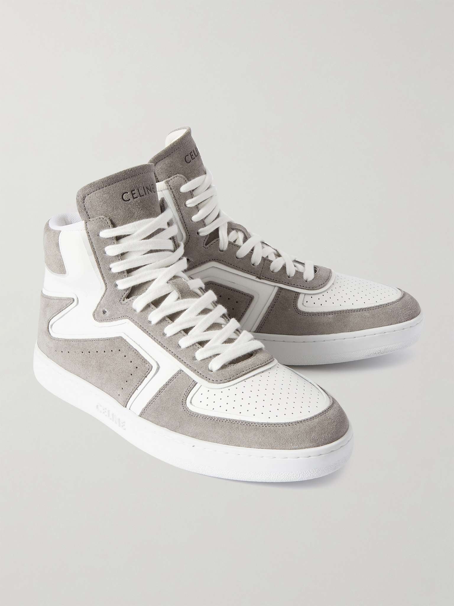 Z Suede and Leather High-Top Sneakers - 4