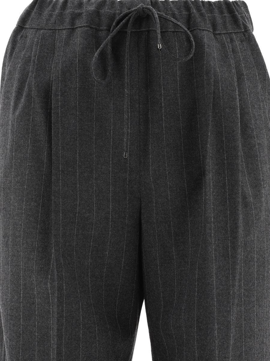 Max Mara Cashmere Pinstriped Trousers - 3