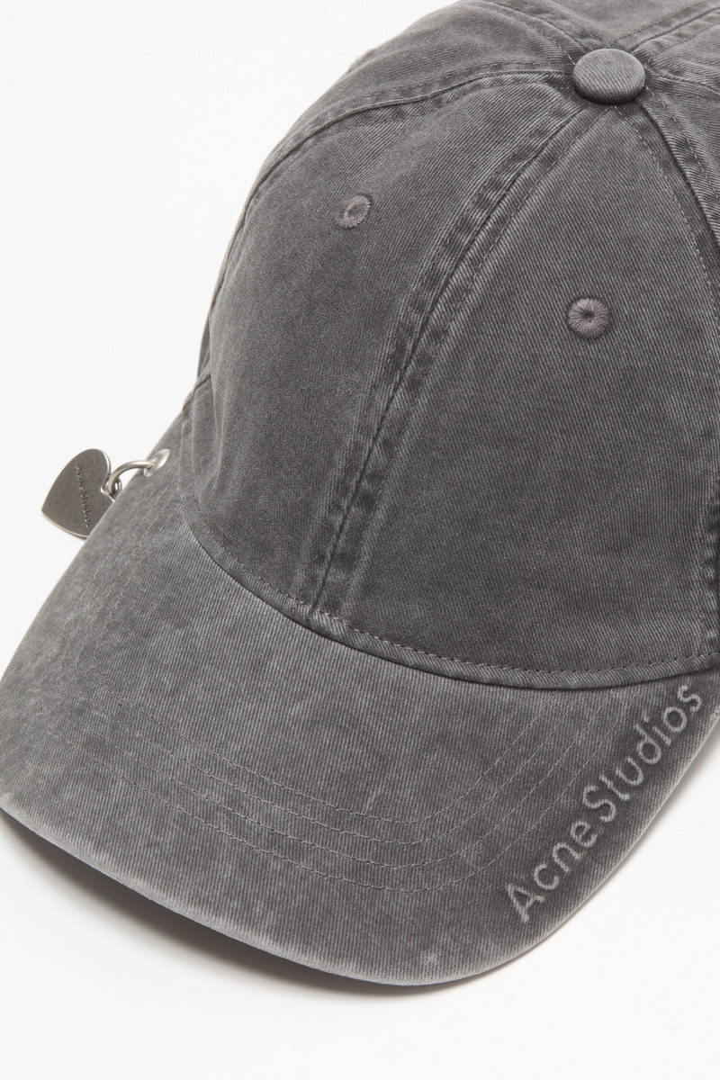 Twill cap pendant - Faded black 5