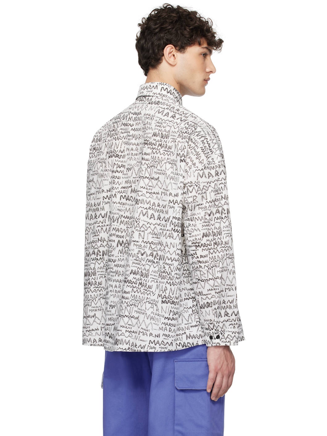 White Pencil Logo Shirt - 3