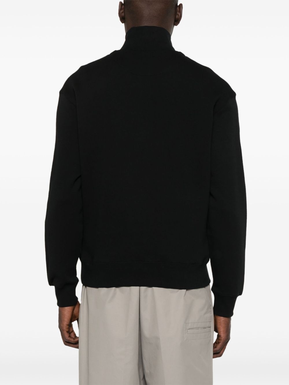 logo-embossed sweatshirt - 4