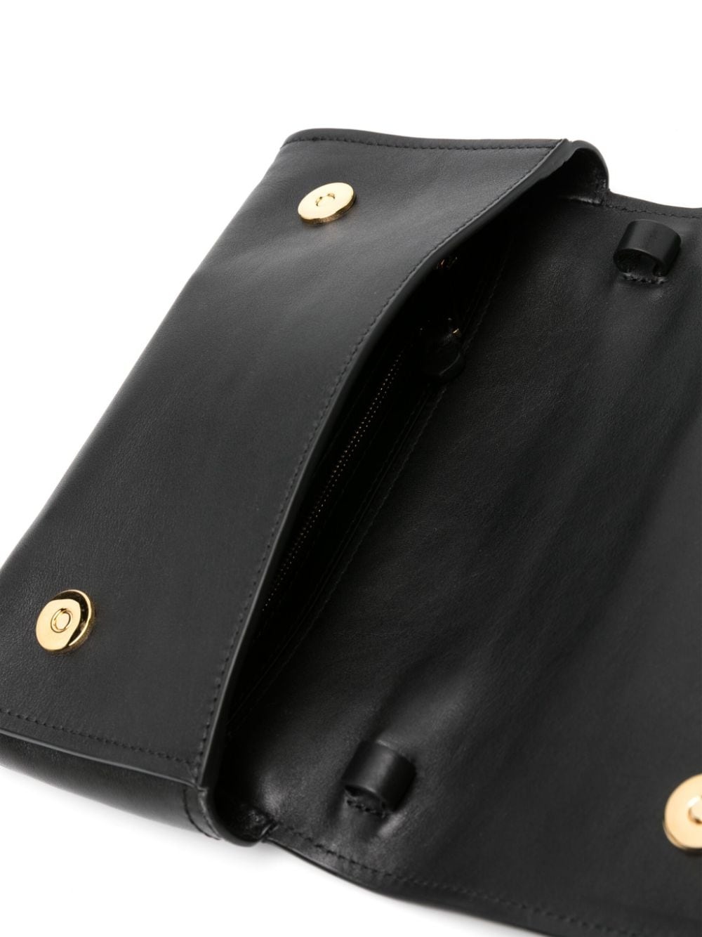 Morphed-buckle leather crossbody bag - 8