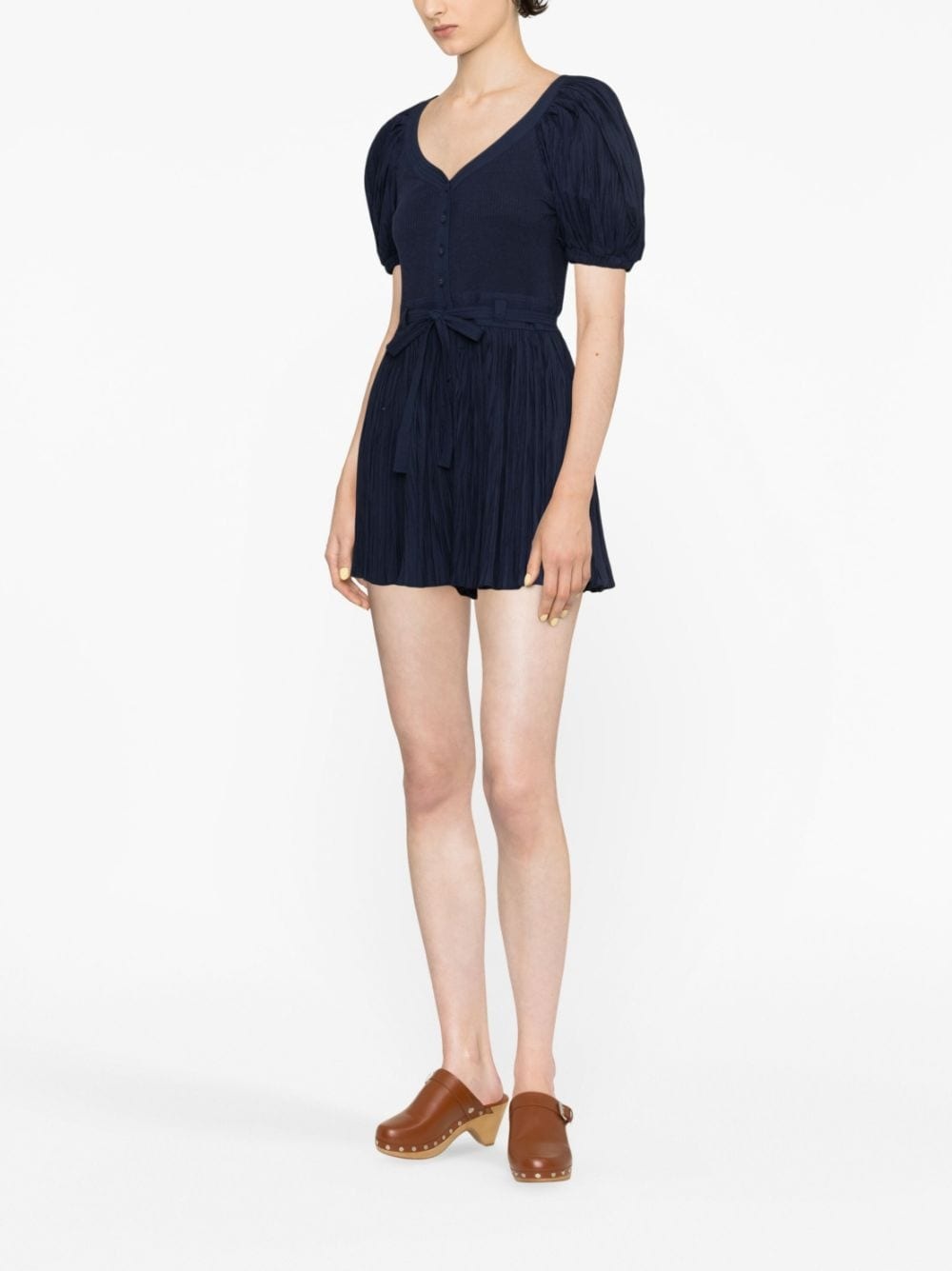 Vinny puff-sleeve playsuit - 3