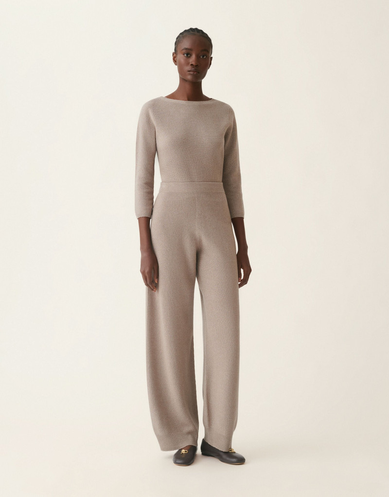 Platinum trousers with lurex 3