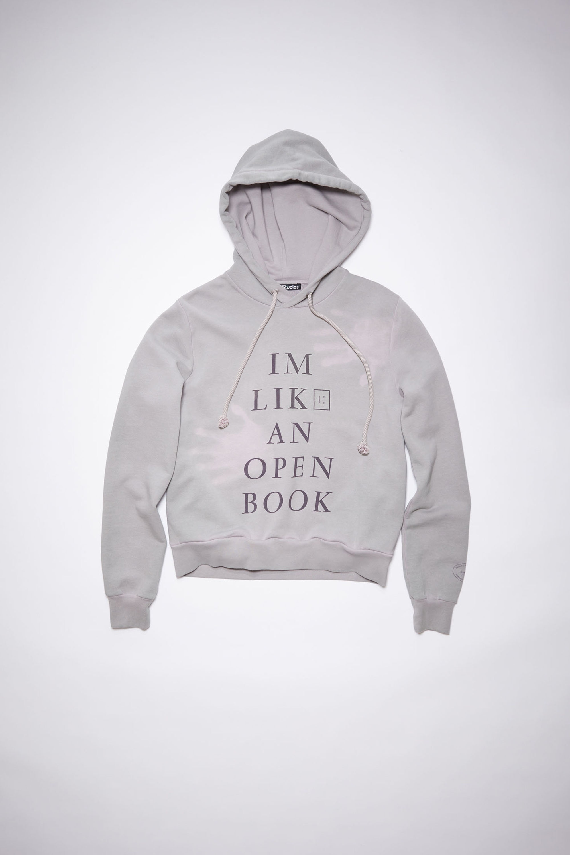 Heat reactive hooded sweatshirt - Grey/purple - 1