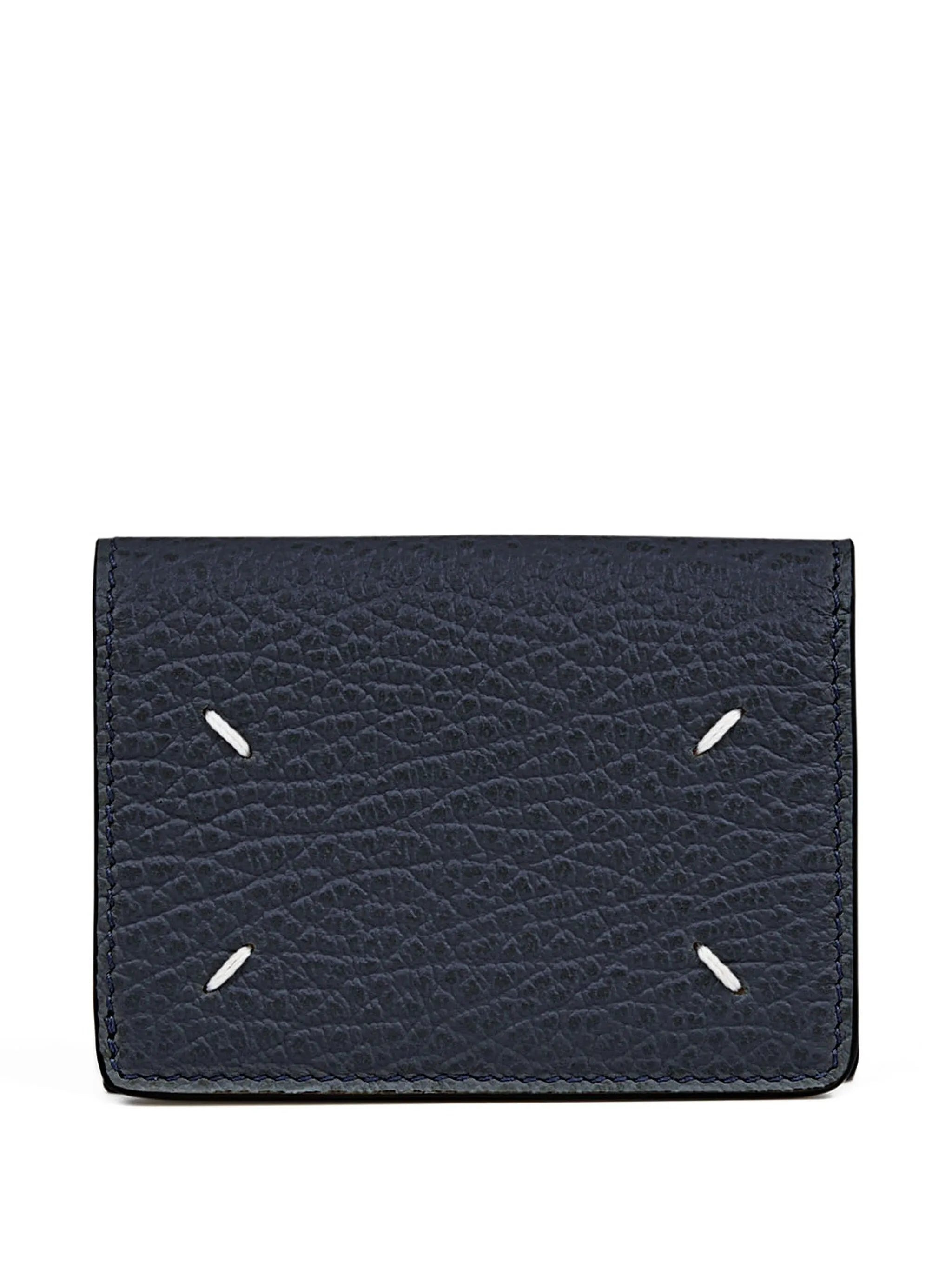Maison Margiela Embossed Leather Snap Wallet - 2
