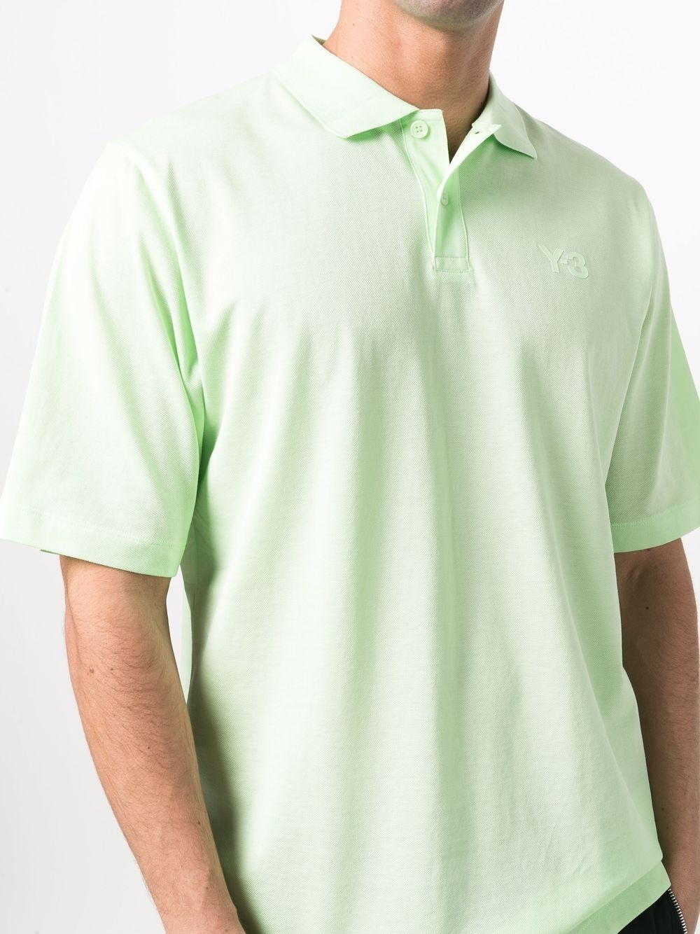 logo-print cotton polo shirt - 5