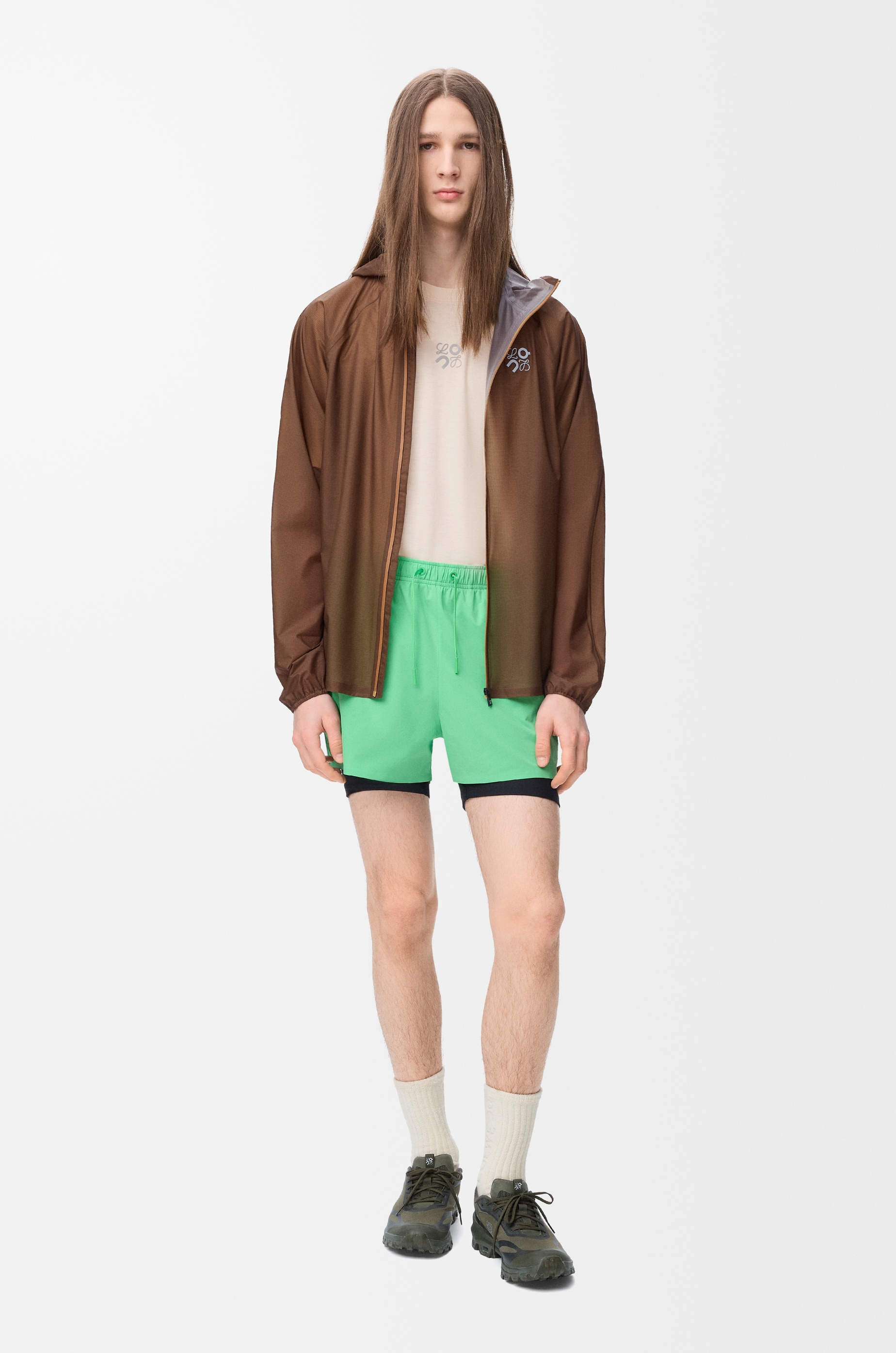 Loewe x On Active T-shirt in technical jersey | REVERSIBLE