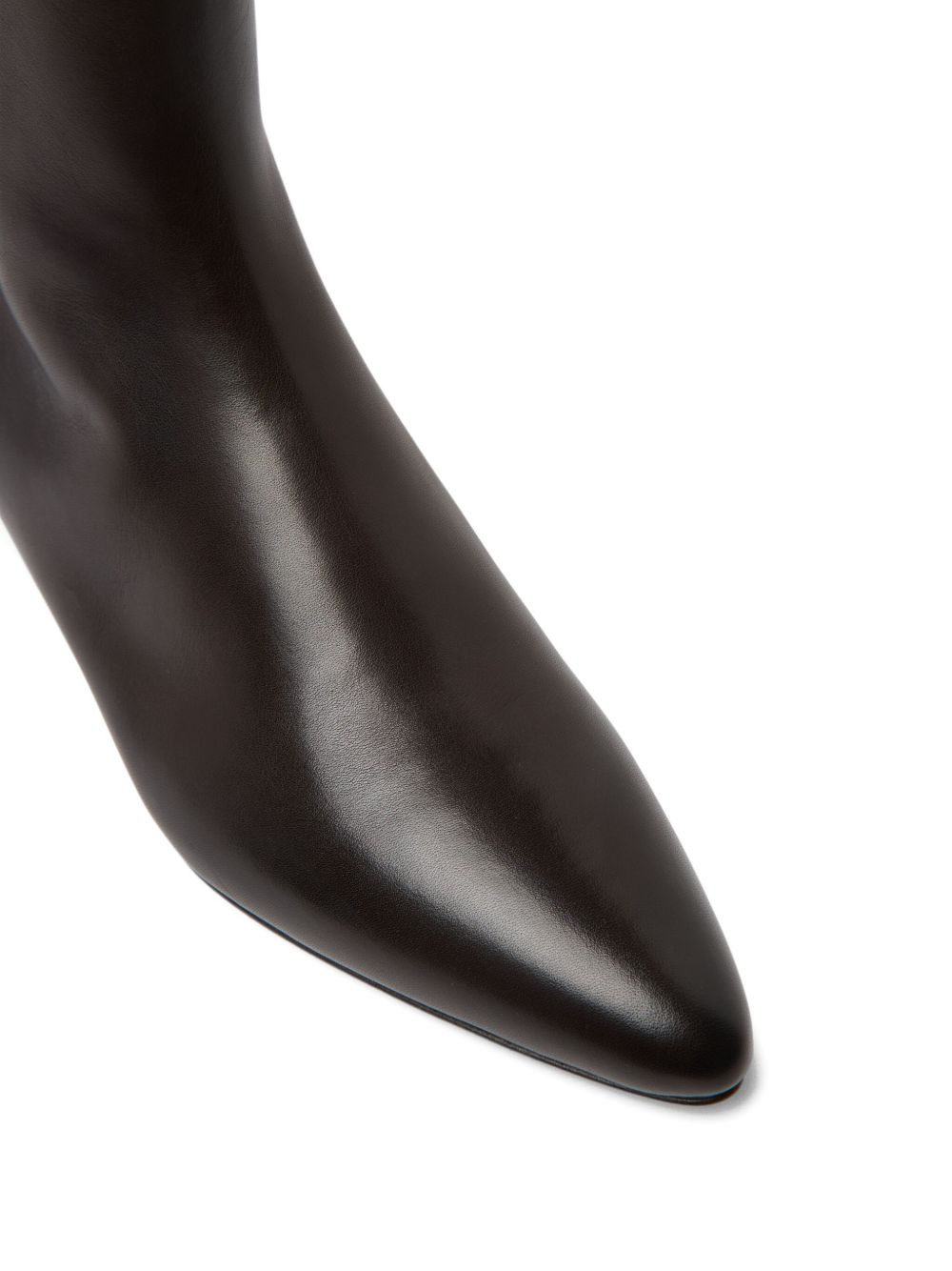 kitten-heel pointed-toe boots - 4