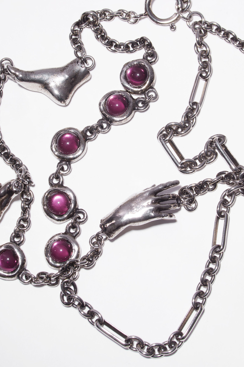 Charm necklace - Antique Silver 4