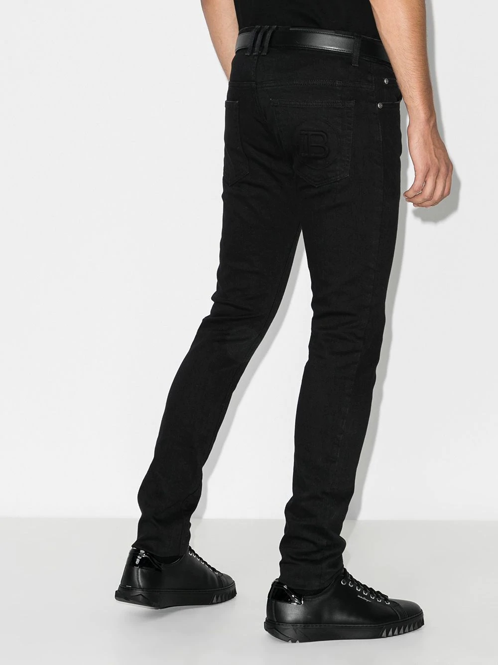 mid-rise slim-leg jeans - 3