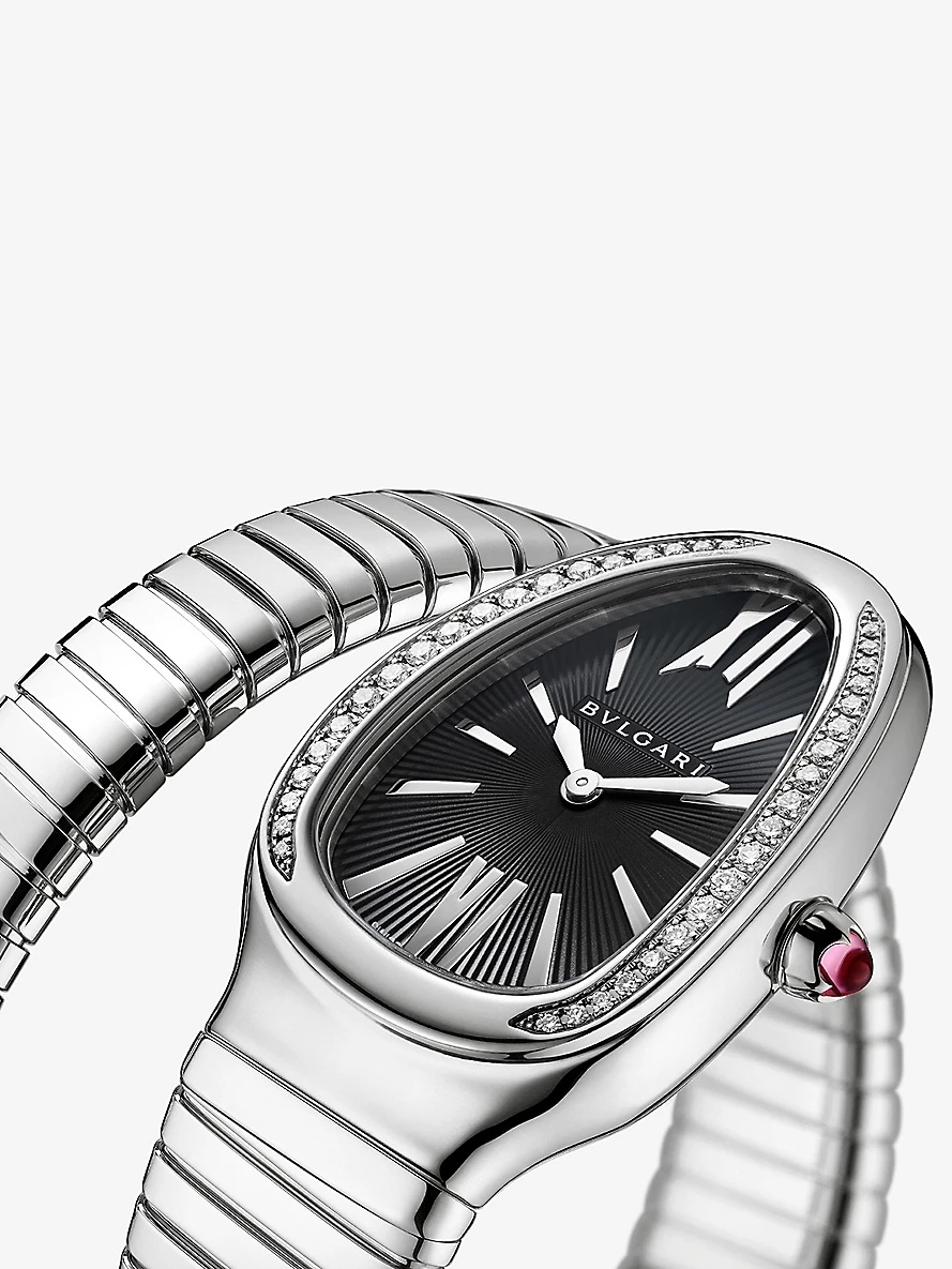 Serpenti Tubogas stainless-steel quartz watch - 2
