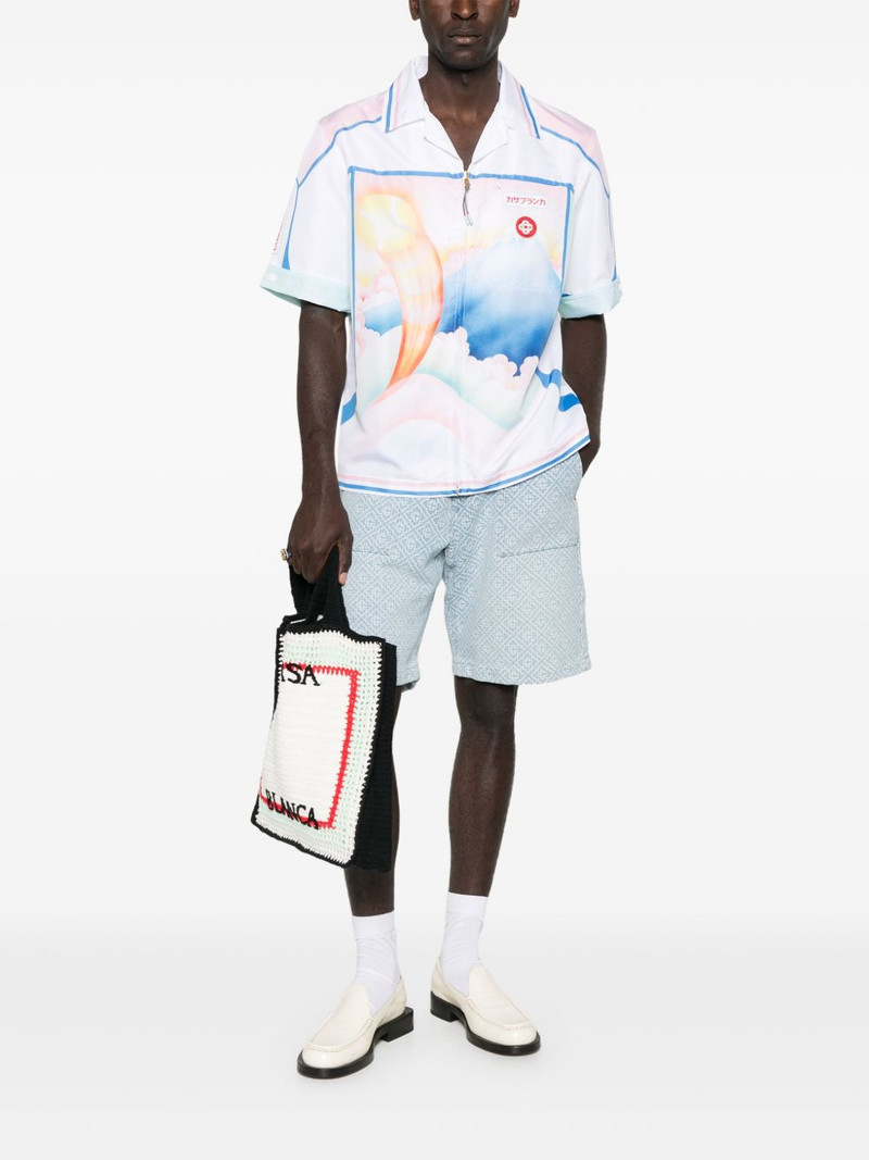 CASABLANCA graphic-print shirt outlook