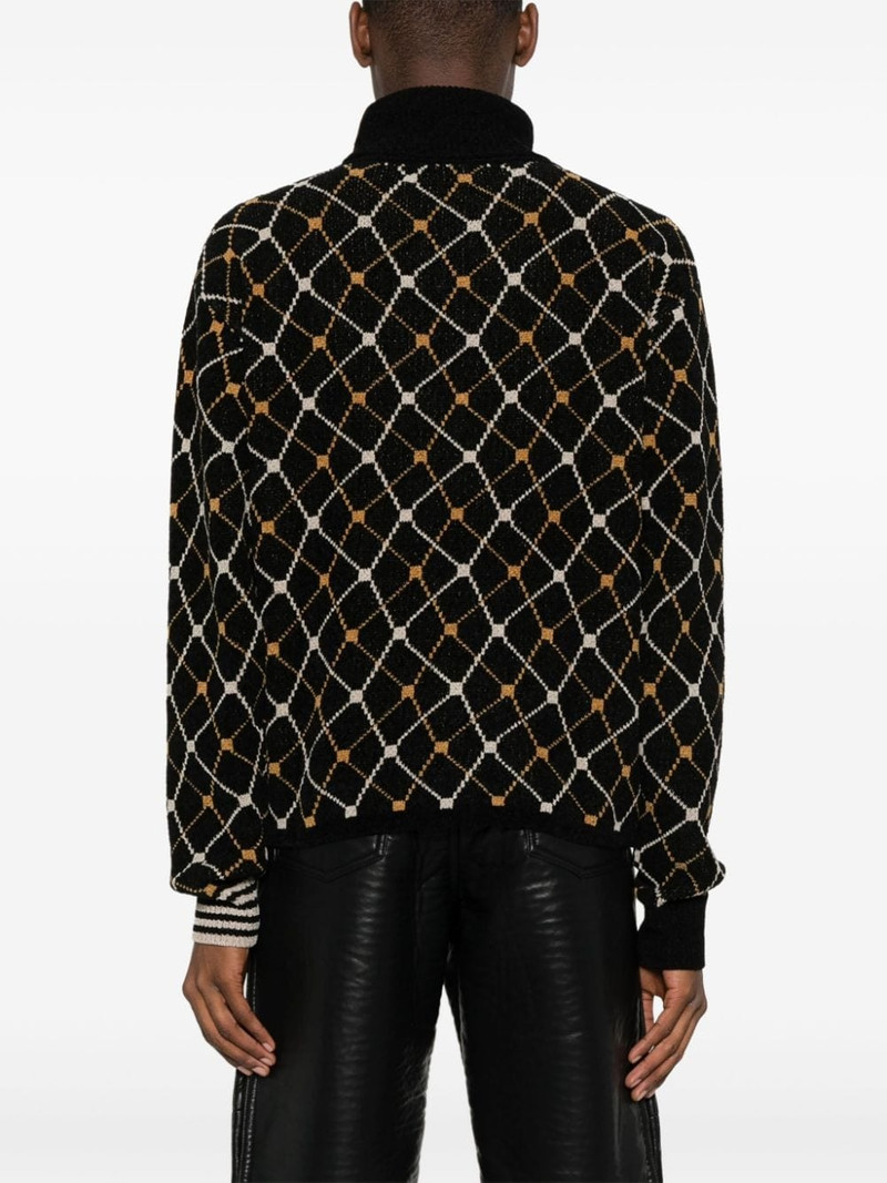 roll-neck jacquard jumper 4