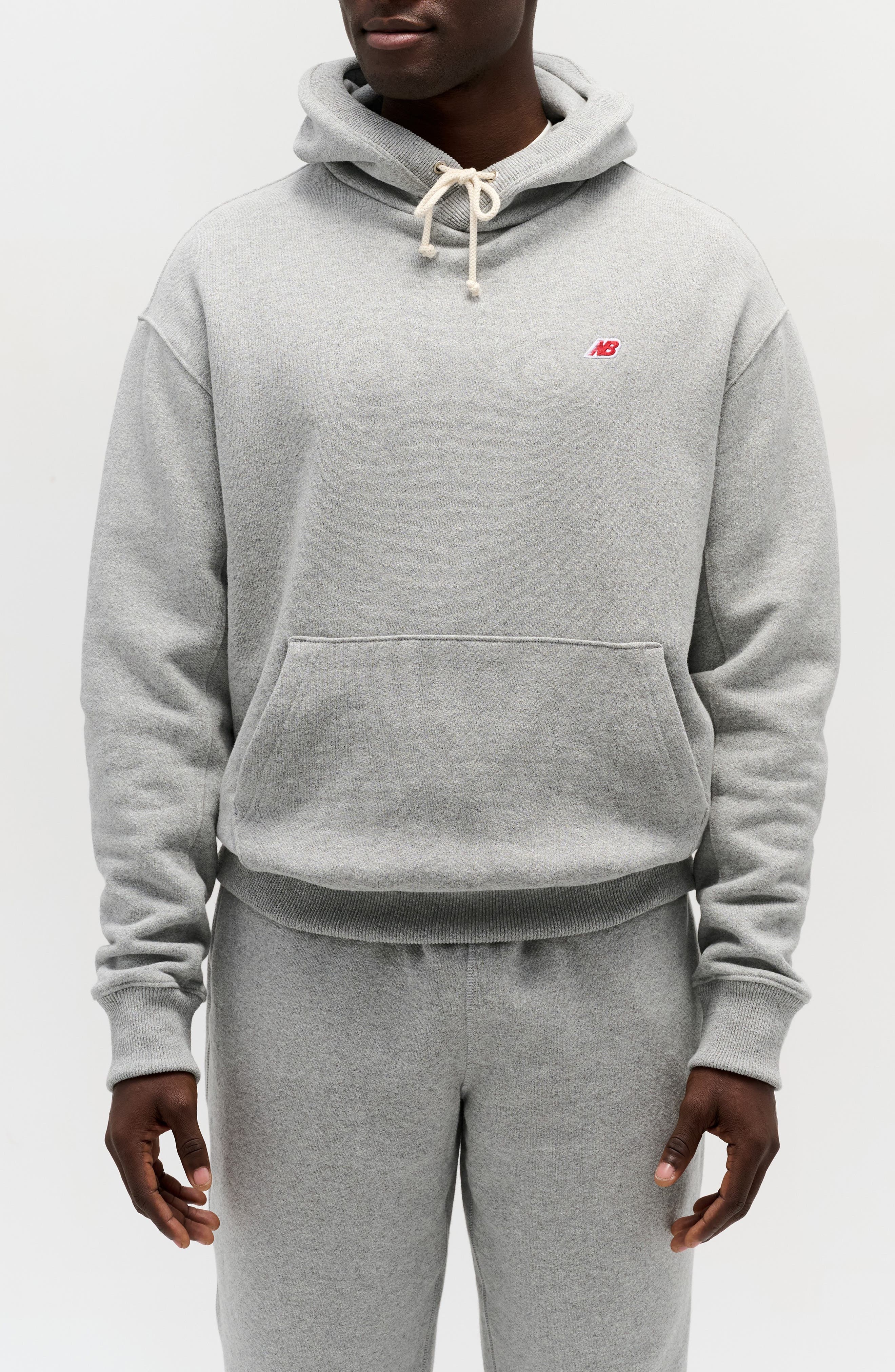 New Balance Made in USA Core Hoodie in Athletic Grey at Nordstrom - 1