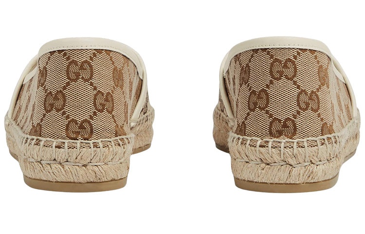 (WMNS) Gucci x Pikarar Appliqu GG Shoes 'Beige' 737513-FABOS-9743 - 5