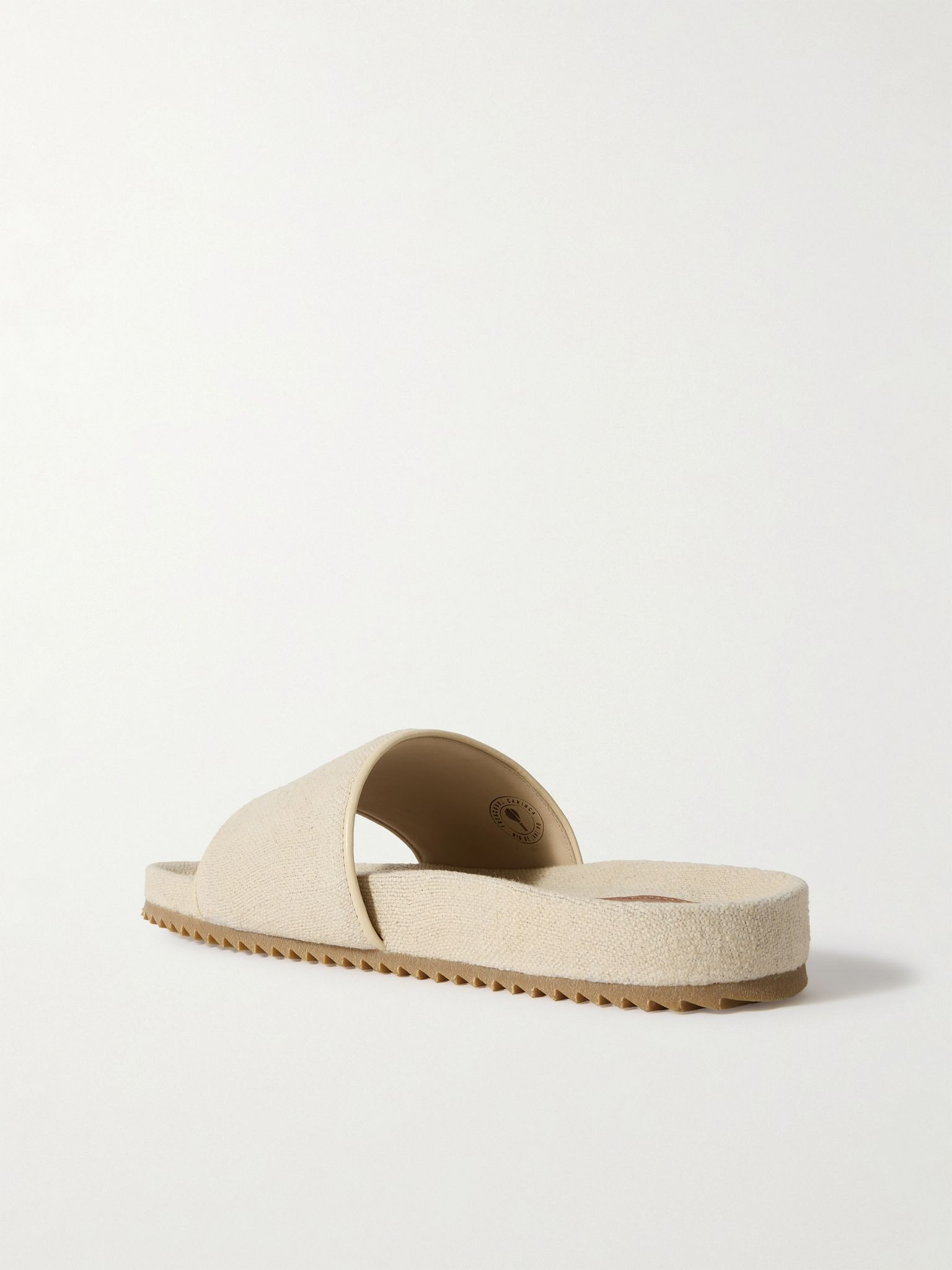 Renato Linen Slides Ecru - 4
