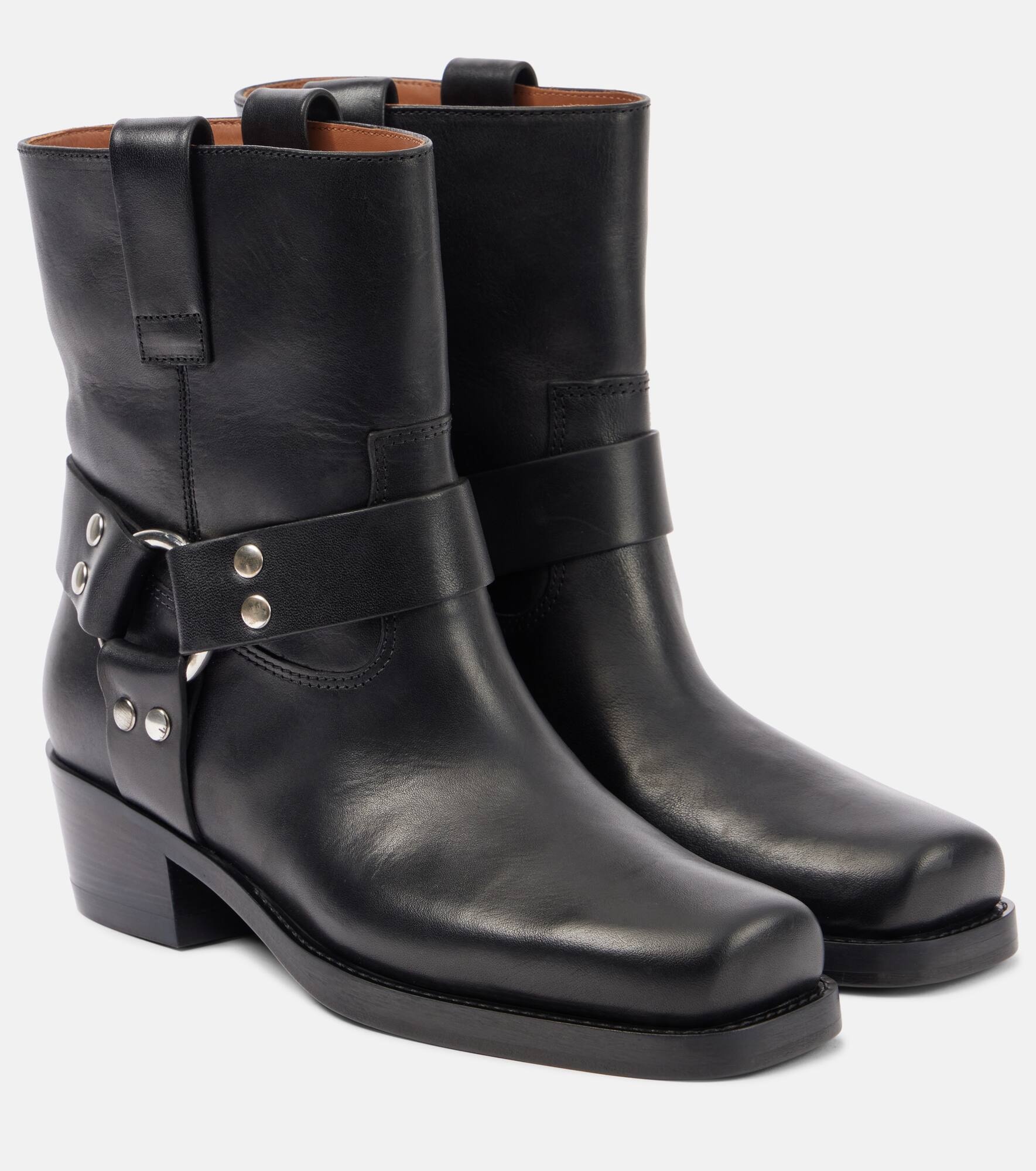 Roxy 45 leather biker boots - 1