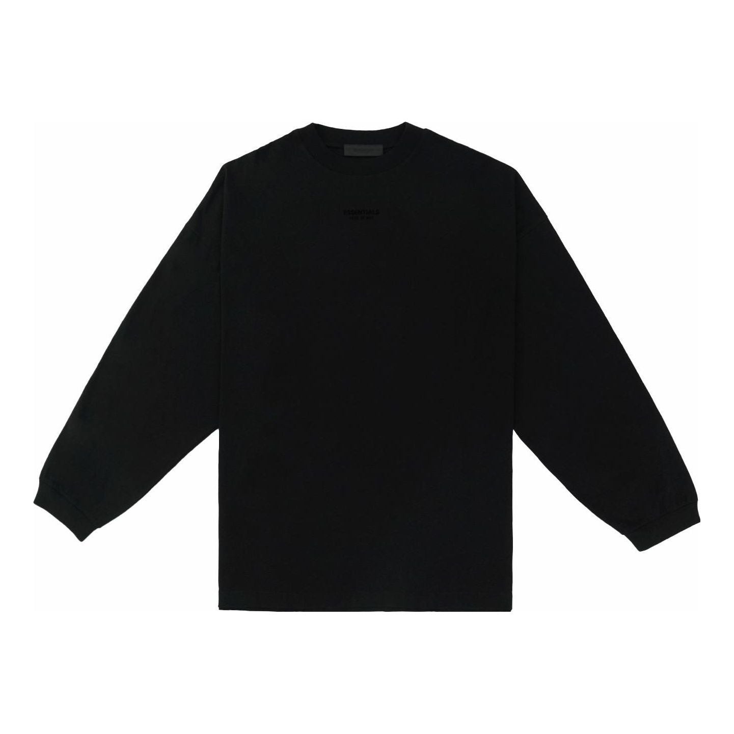 Fear of God Essentials FW23 Long Sleeve Tee 'Jet Black' 125BT232010F - 1