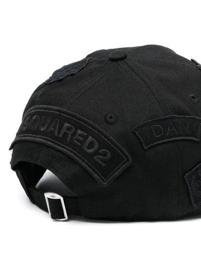 DSQUARED2 embroidered logo-patch cap outlook