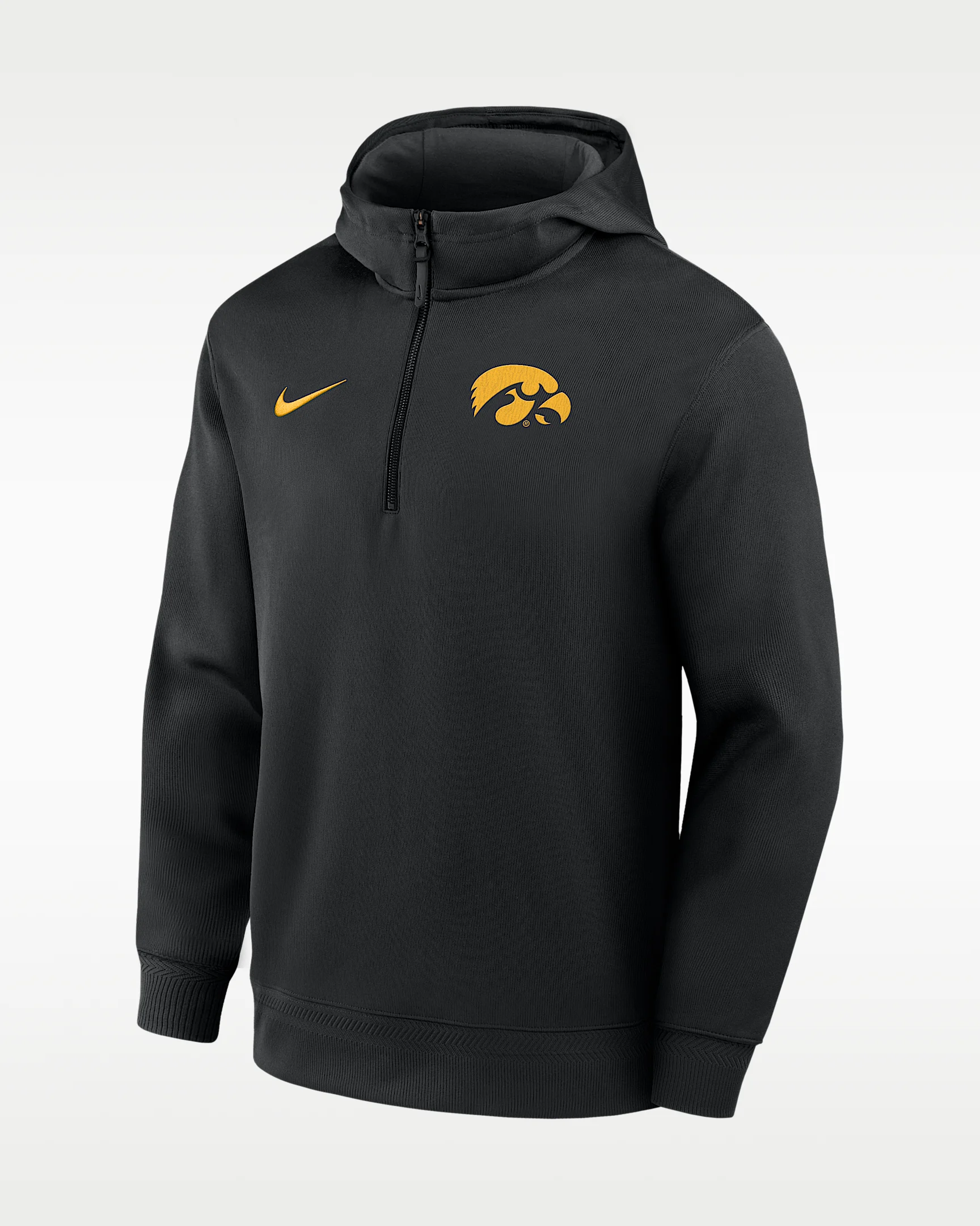 Iowa Coaches Premium Men's Nike Dri-FIT College 1/4-Zip Hoodie - 1