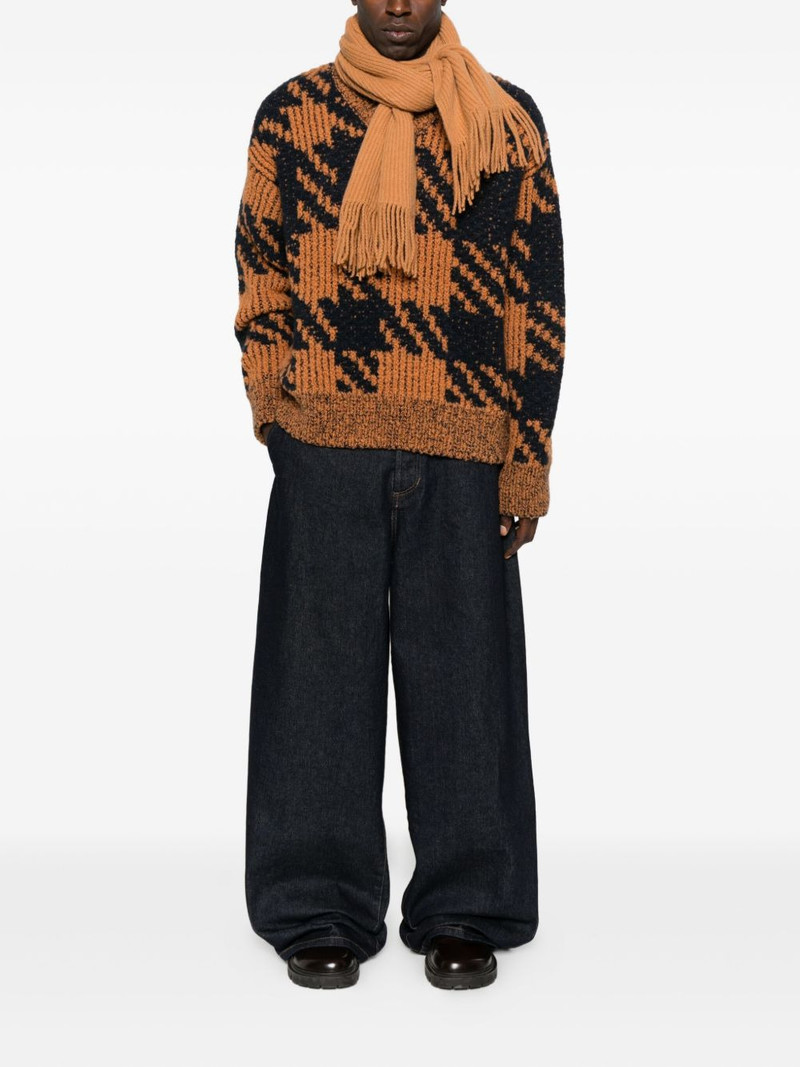 UMA WANG logo-patch jeans outlook