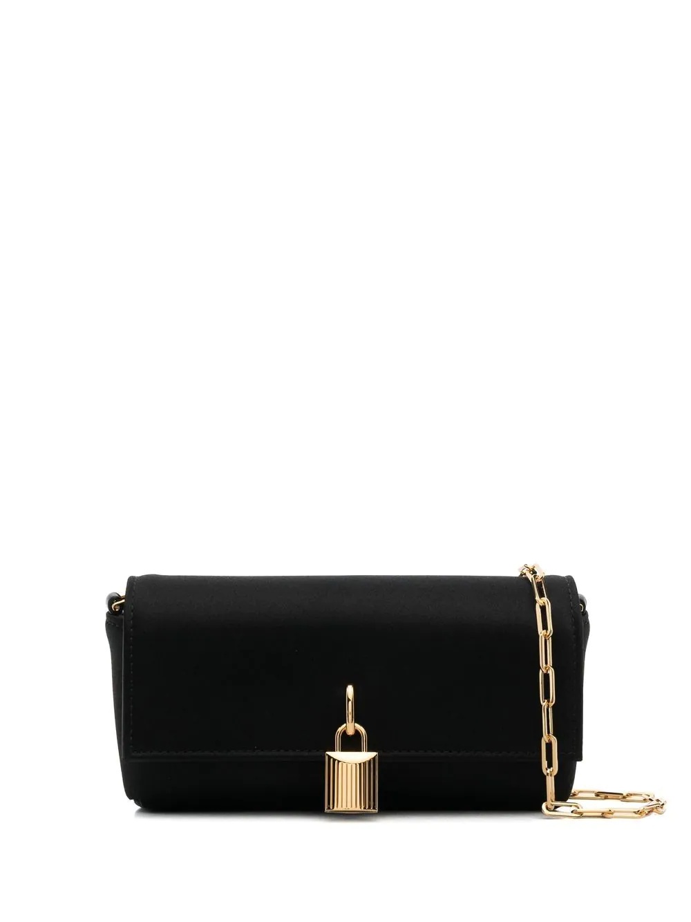 padlock-detail clutch bag - 1