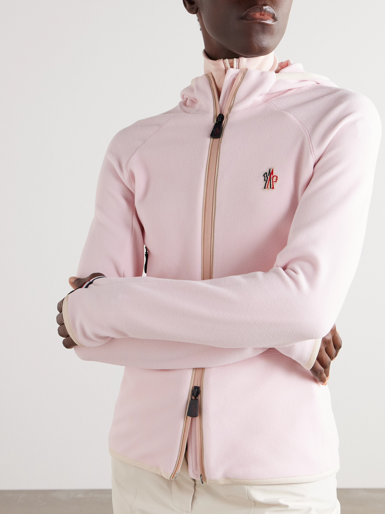 Appliquéd Hooded Fleece Jacket - 4