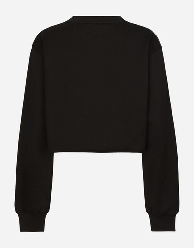 Dolce & Gabbana Jersey sweatshirt with Dolce&Gabbana print outlook