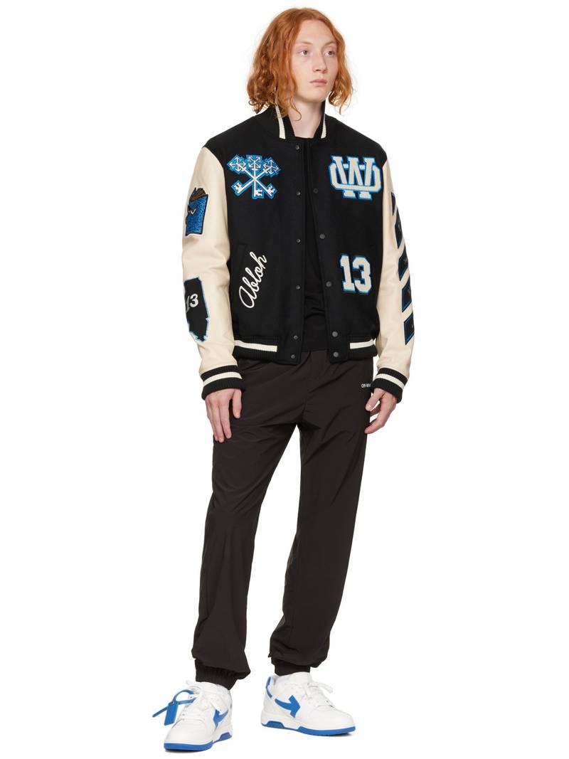 Off-White White & Blue Out Of Office Sneakers outlook