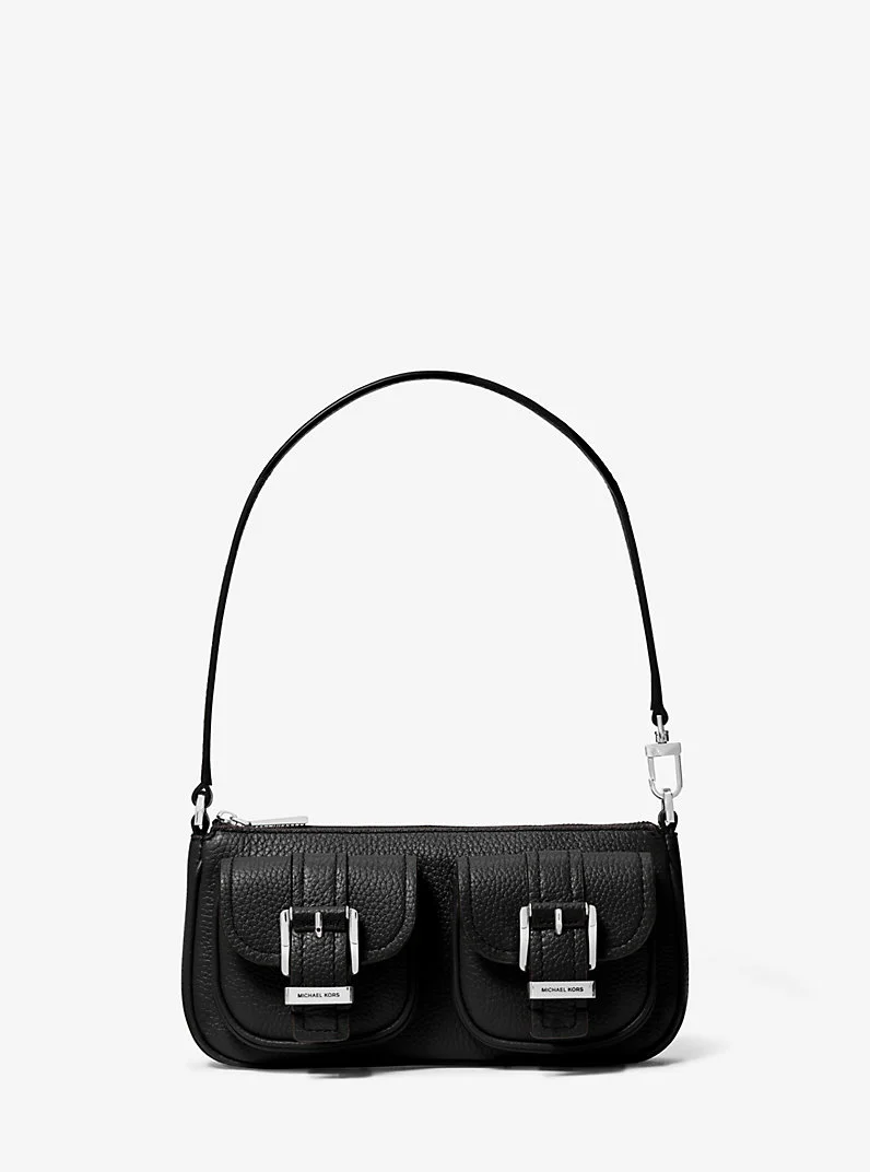 Zoe Small Pebbled Leather Pochette - 1
