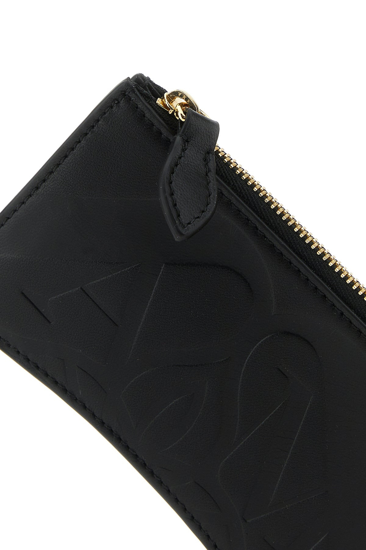 Black leather card holder - 4