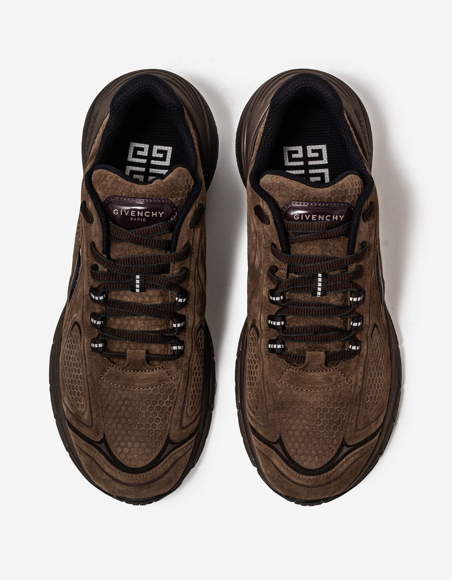 Givenchy Brown TK-MX Runner Suede Trainers - 5