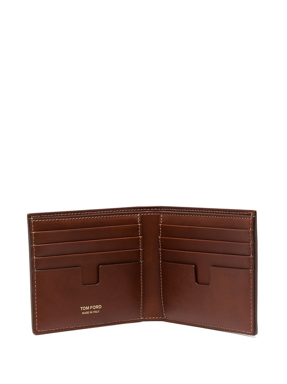 logo-embossed leather wallet - 3