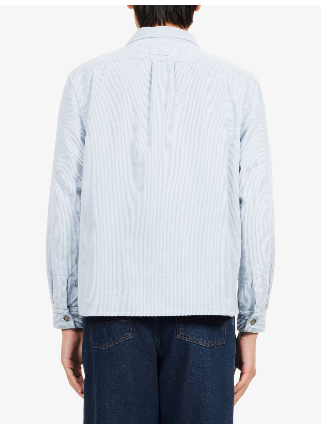Zipped Corduroy Cotton Shirt - 4