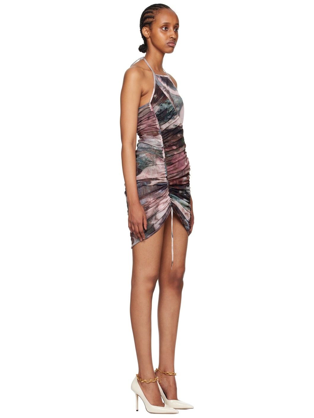 Multicolor Printed Minidress - 2