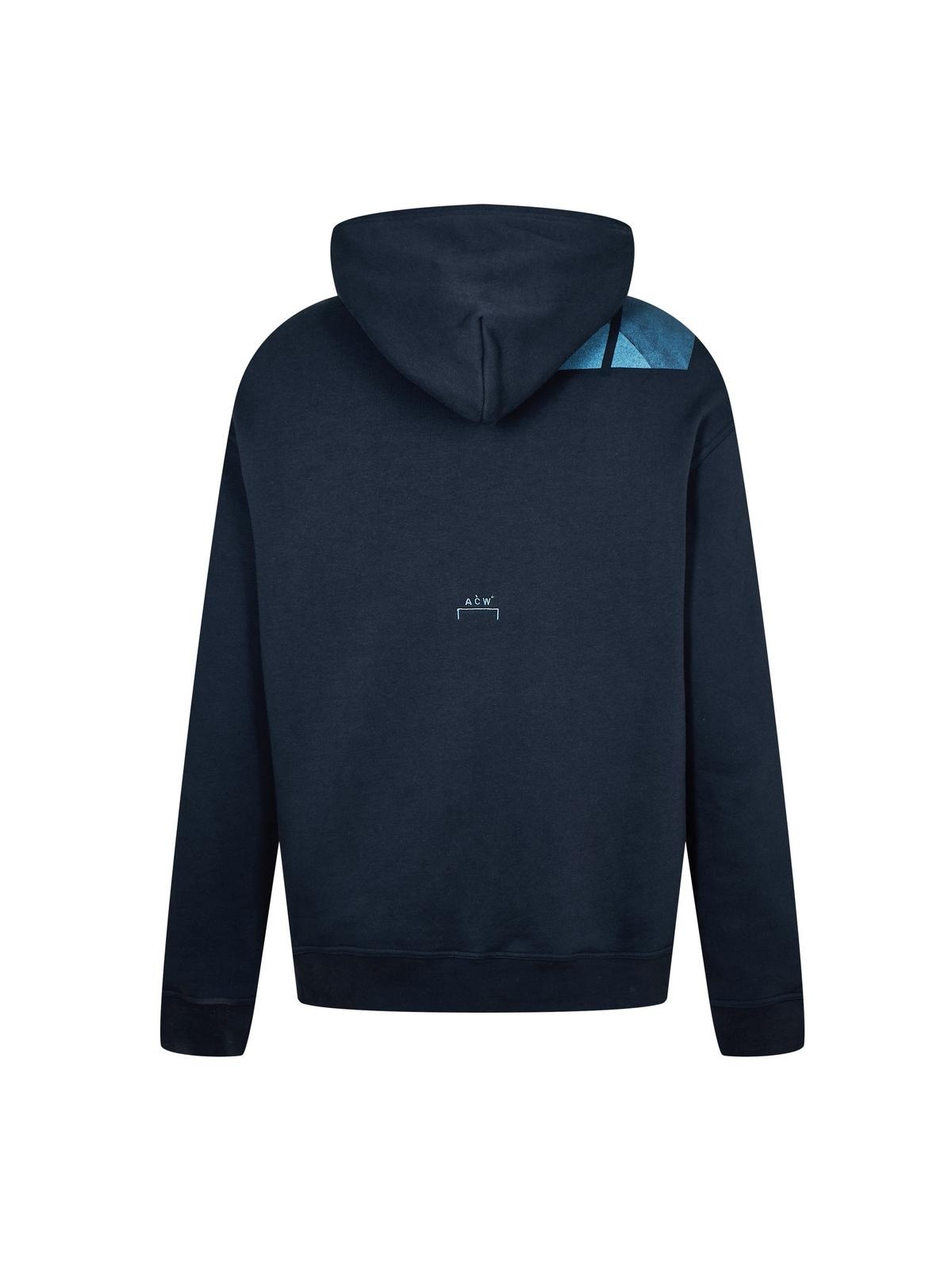 スウェット・トレーナー A COLD WALL Cotton Hooded Man to Man Black ACWMW143BLACK ACW A-COLD-WALL* cotton sweatshirt Brutalist Hoodie men's black