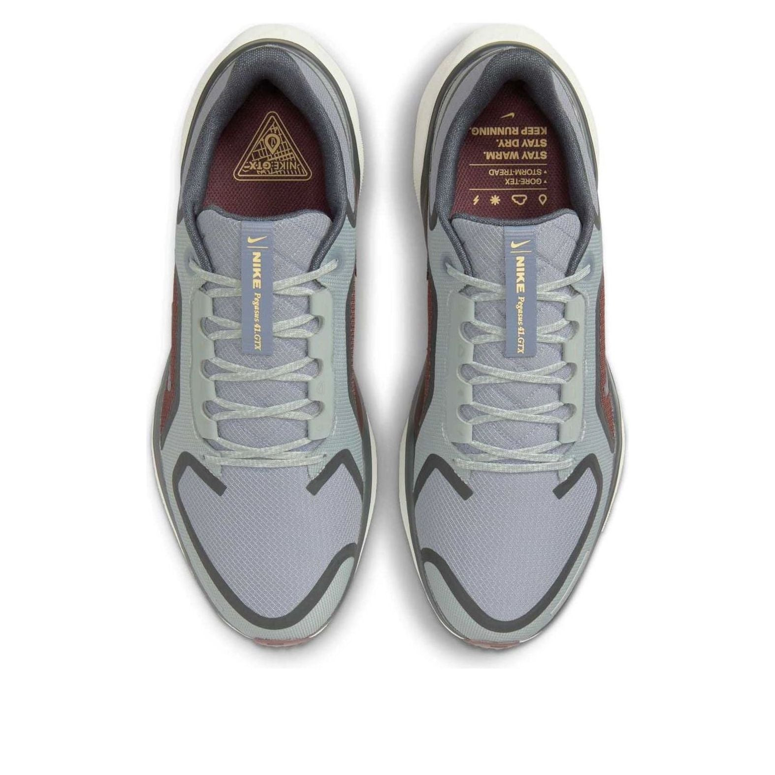 Nike Air Zoom Pegasus 41 Gore-Tex 'Light Pumice Ashen Slate Burgundy' FQ1356-003 - 4