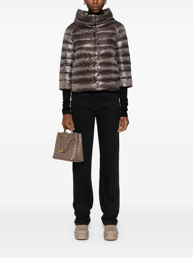 Herno funnel-neck down jacket outlook
