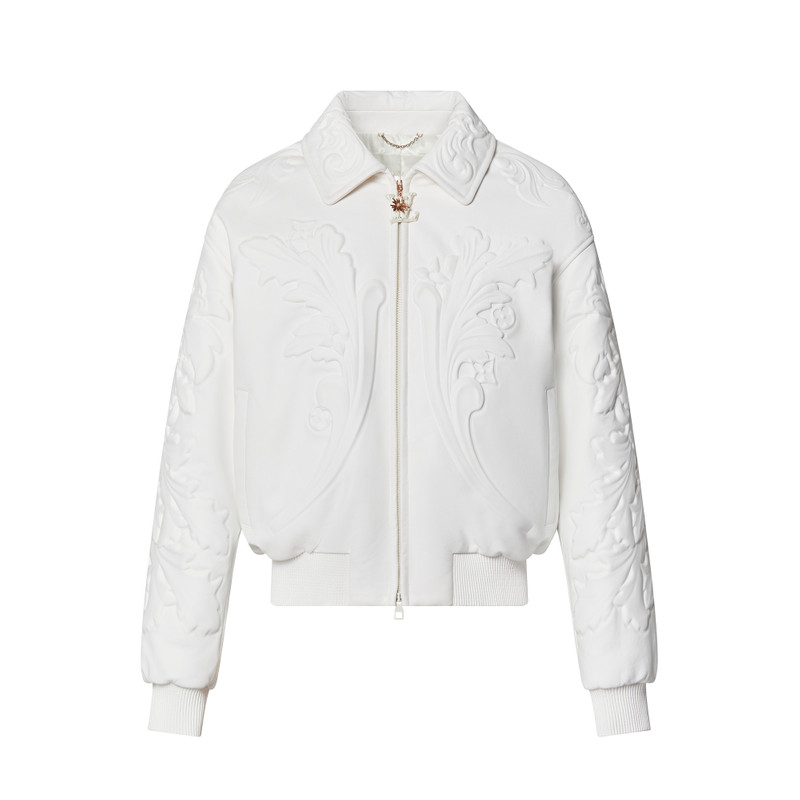 LV Ornaments Leather Blouson - 1