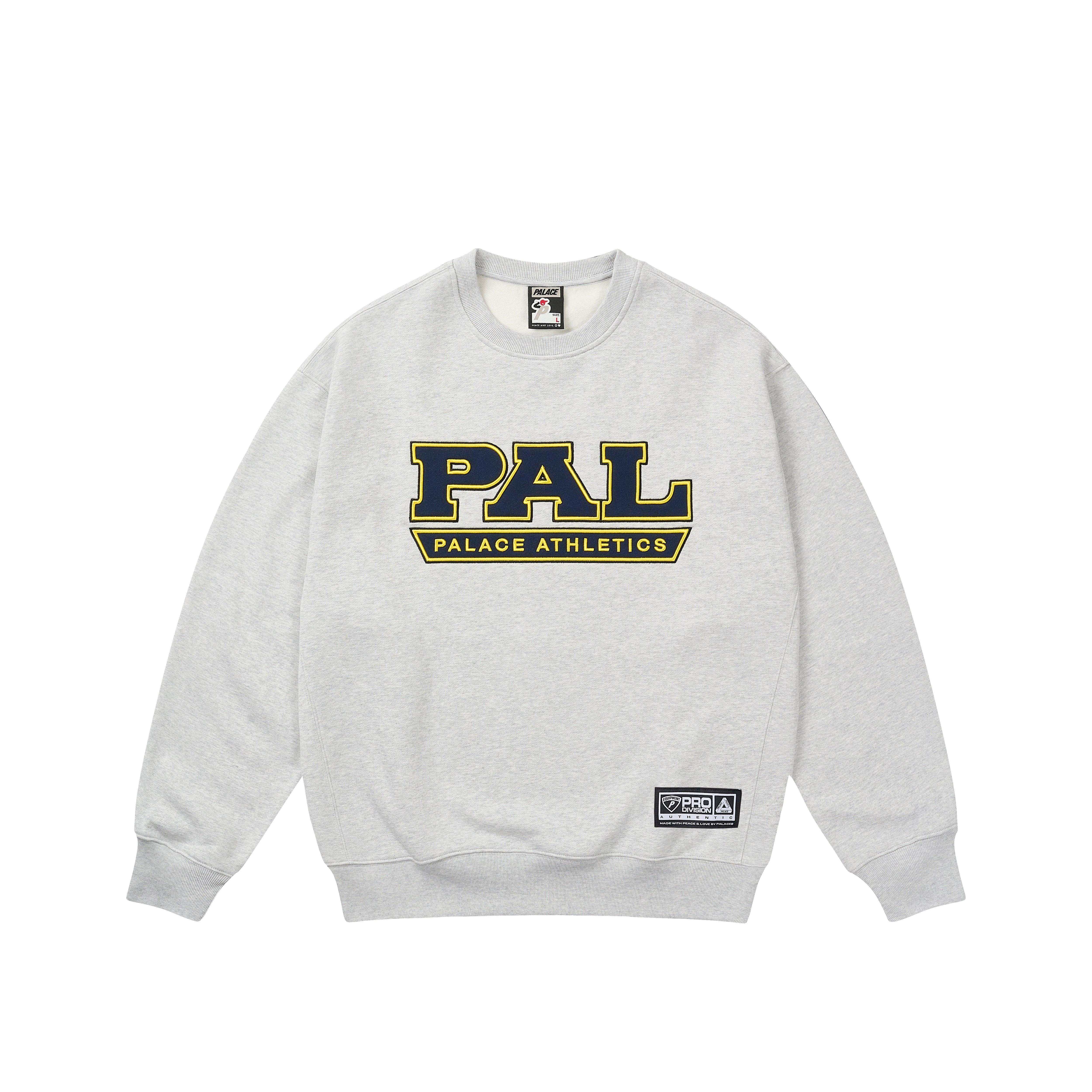 PAL ATHLETICS CREW GREY MARL - 1