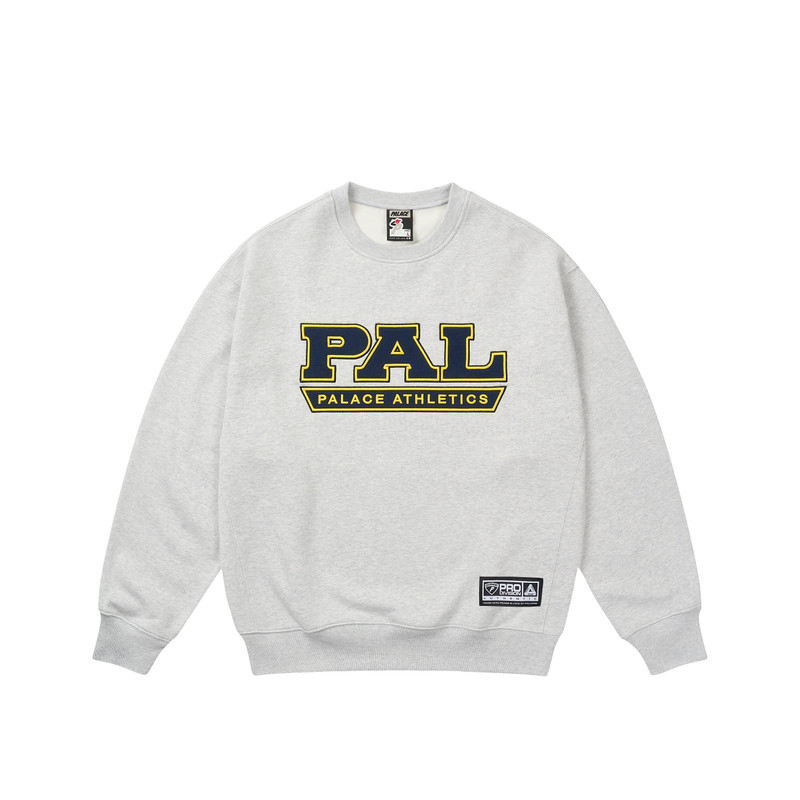 PAL ATHLETICS CREW GREY MARL 1