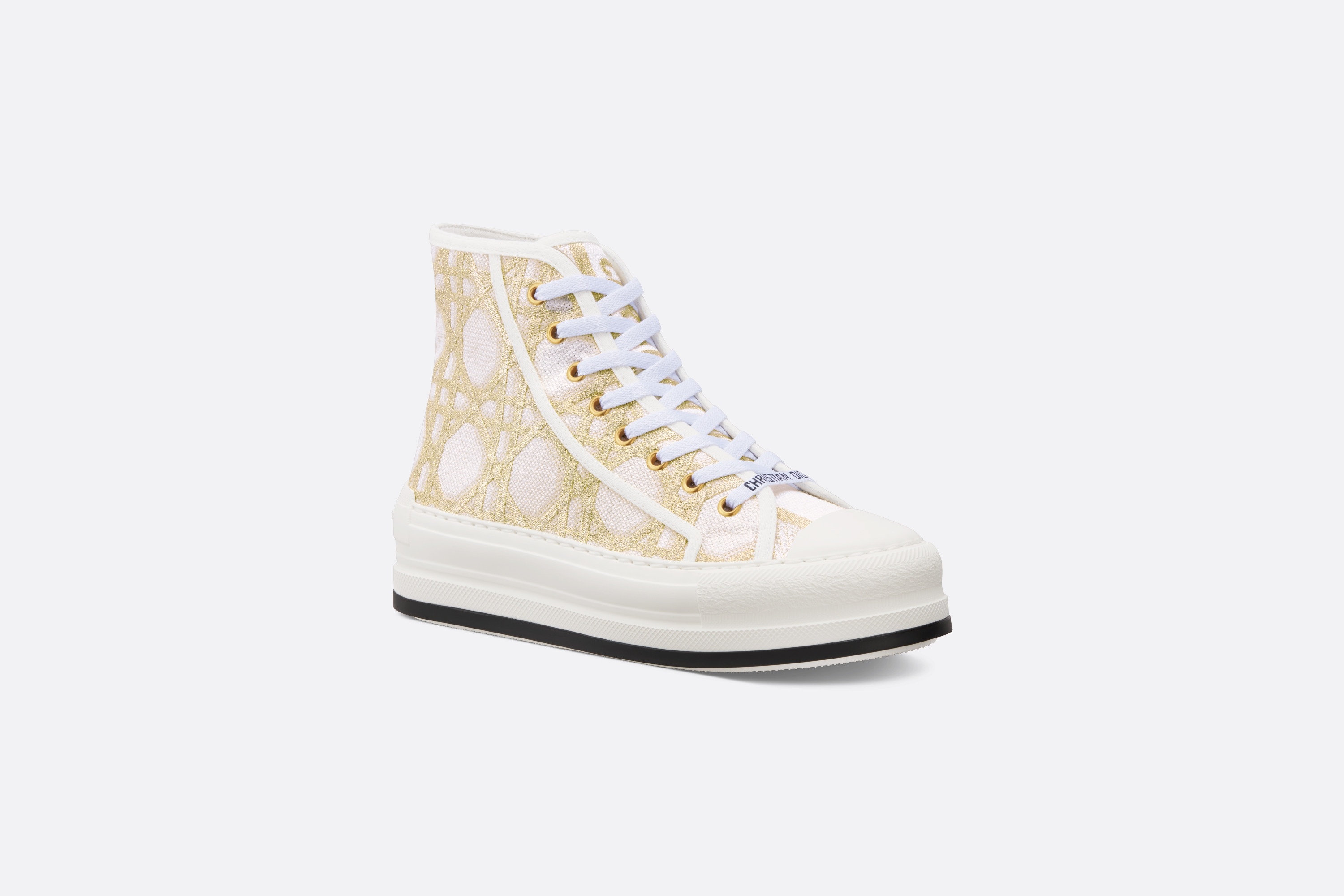 Dior Or Walk'n'Dior High-Top Platform Sneaker - 1