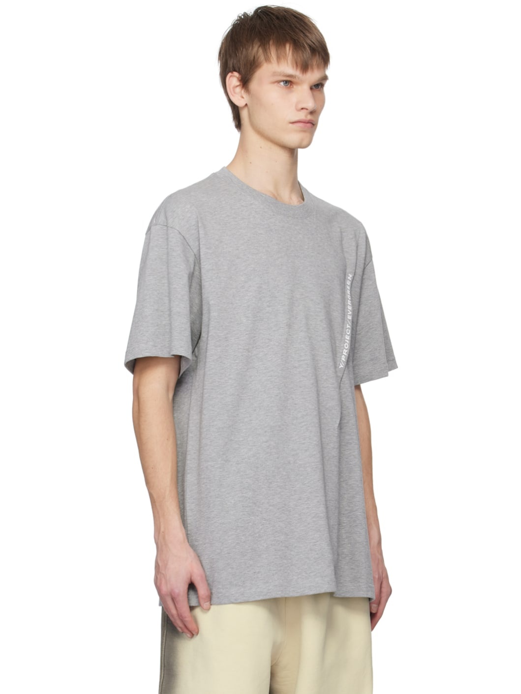 Gray Pinched T-Shirt - 2