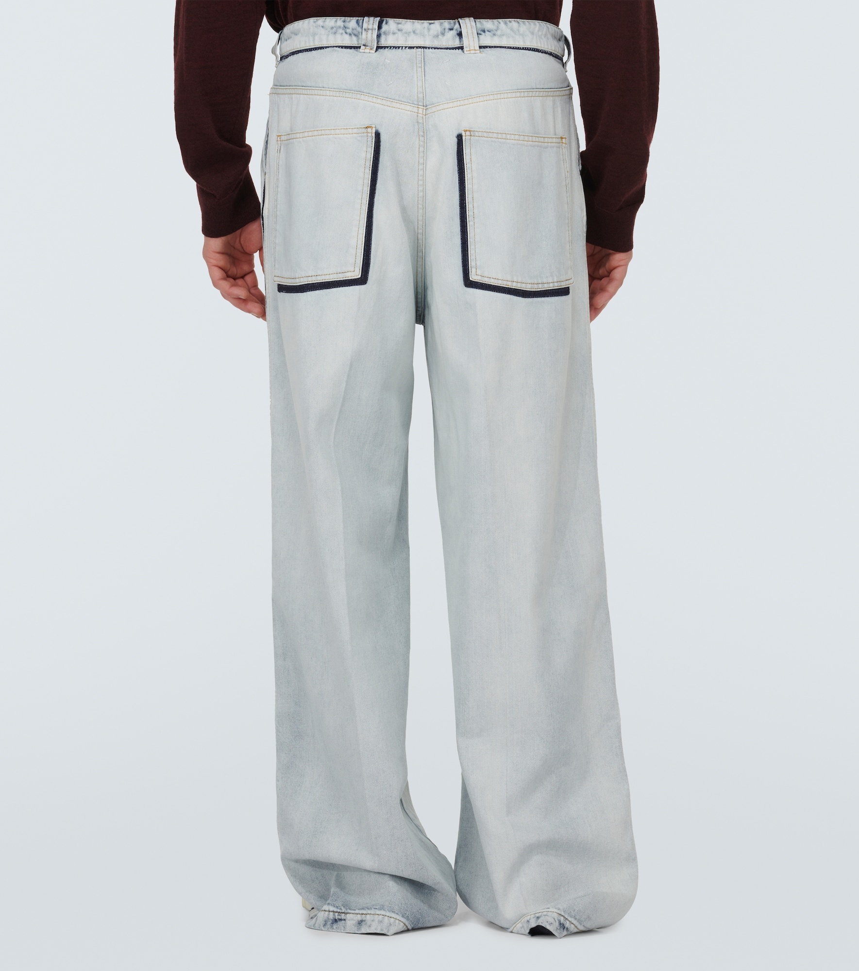 High-rise wide-leg jeans - 4